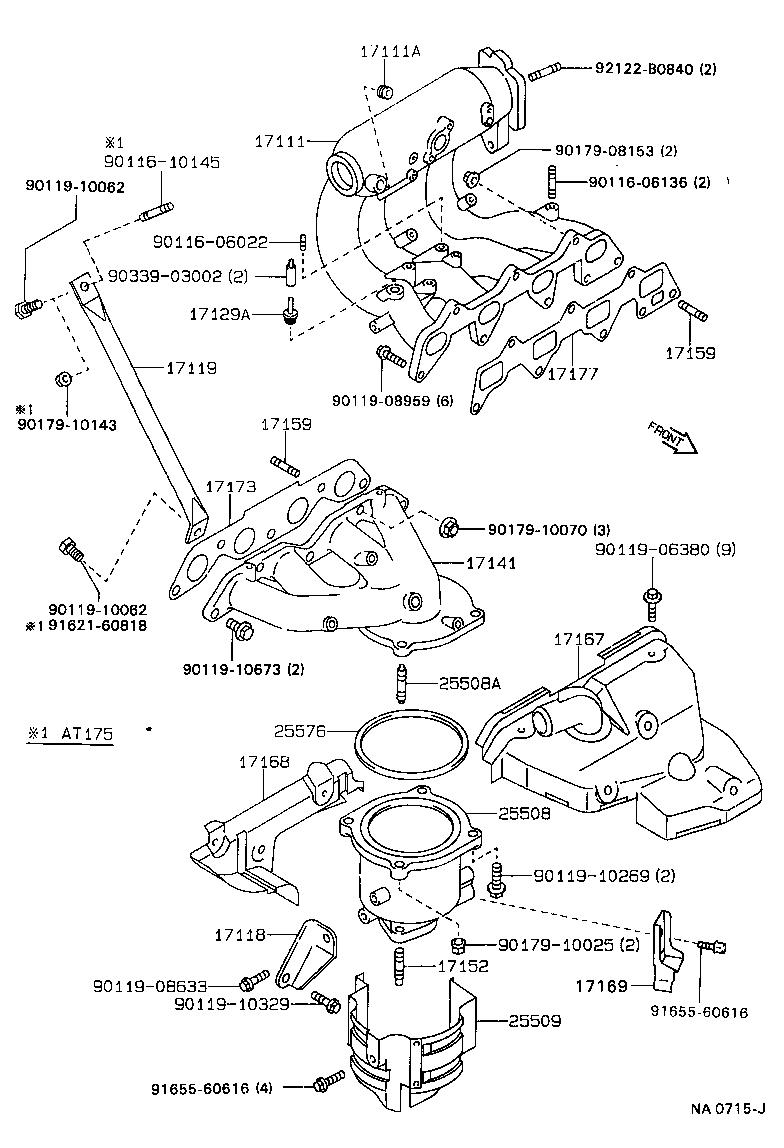 Exploded illustration NA0715J