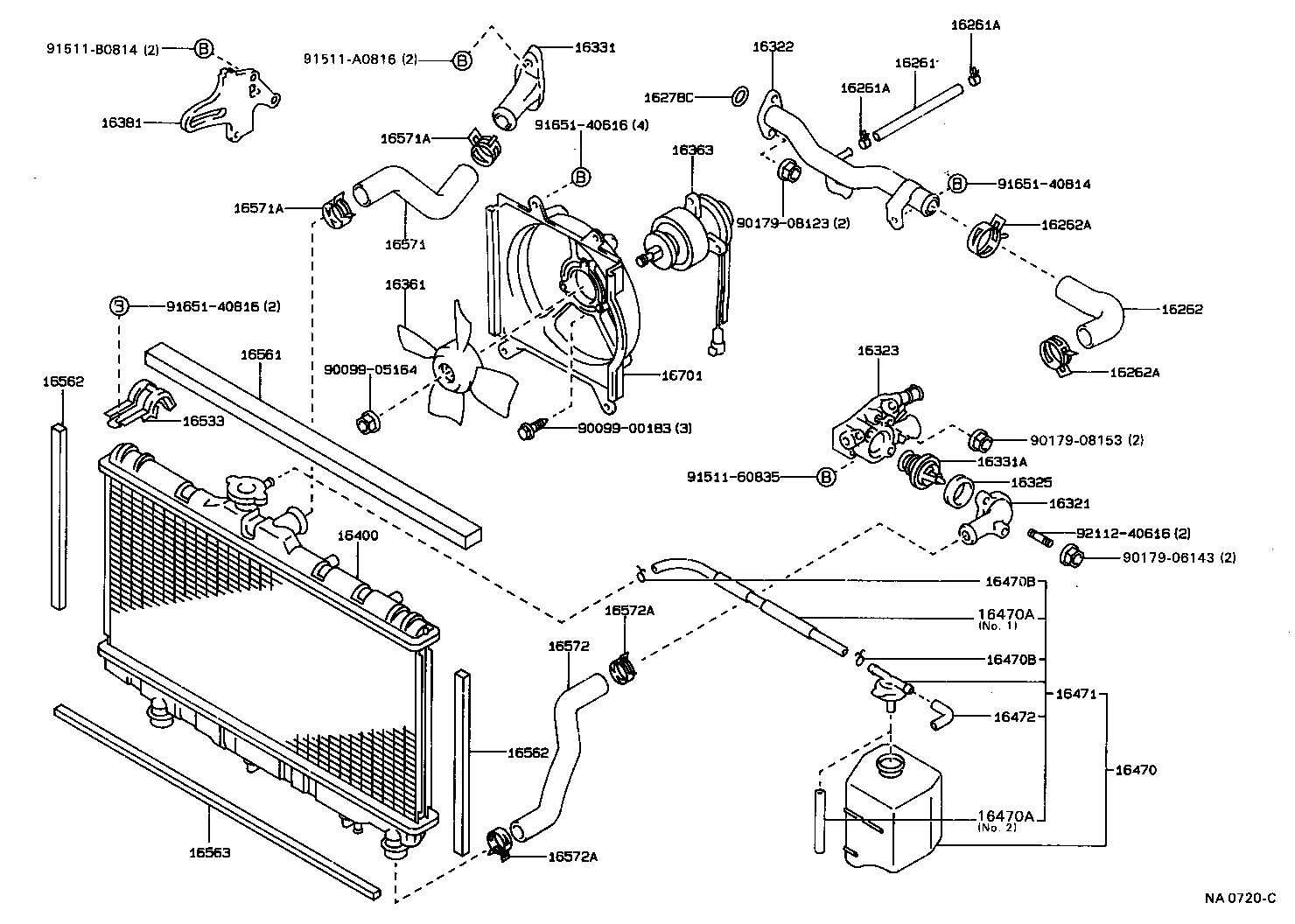 Exploded illustration NA0720C