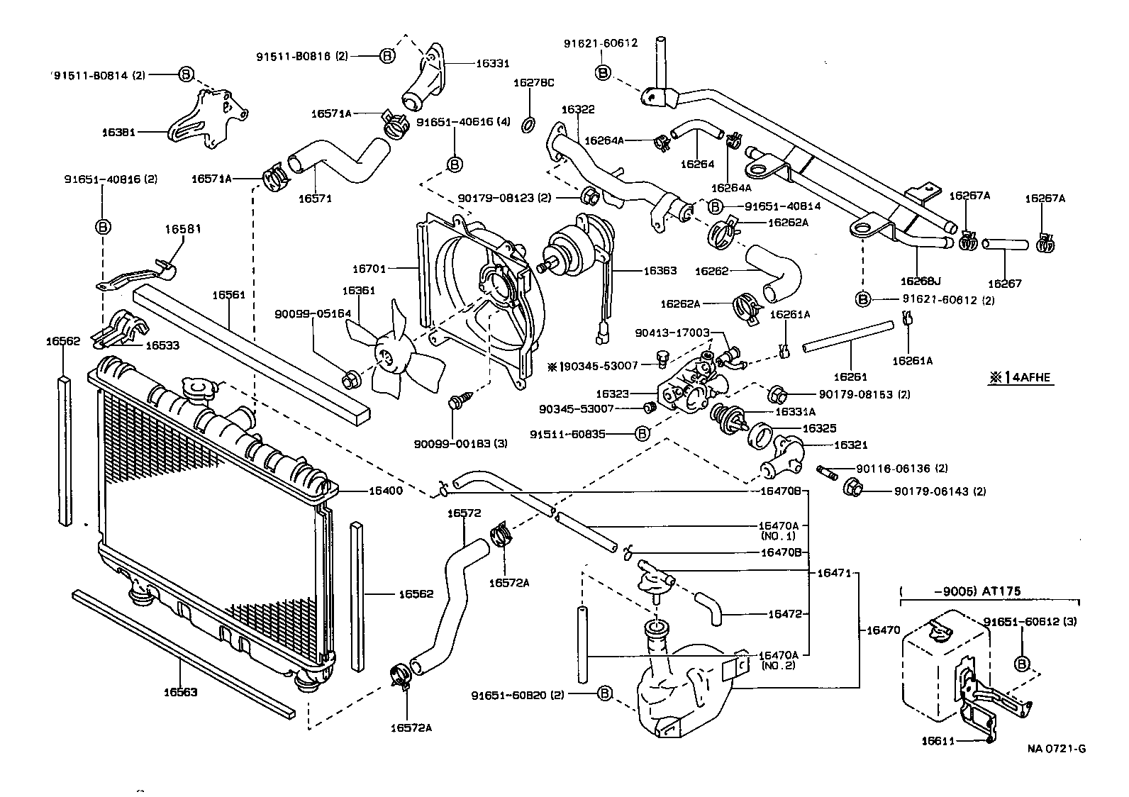Exploded illustration NA0721G