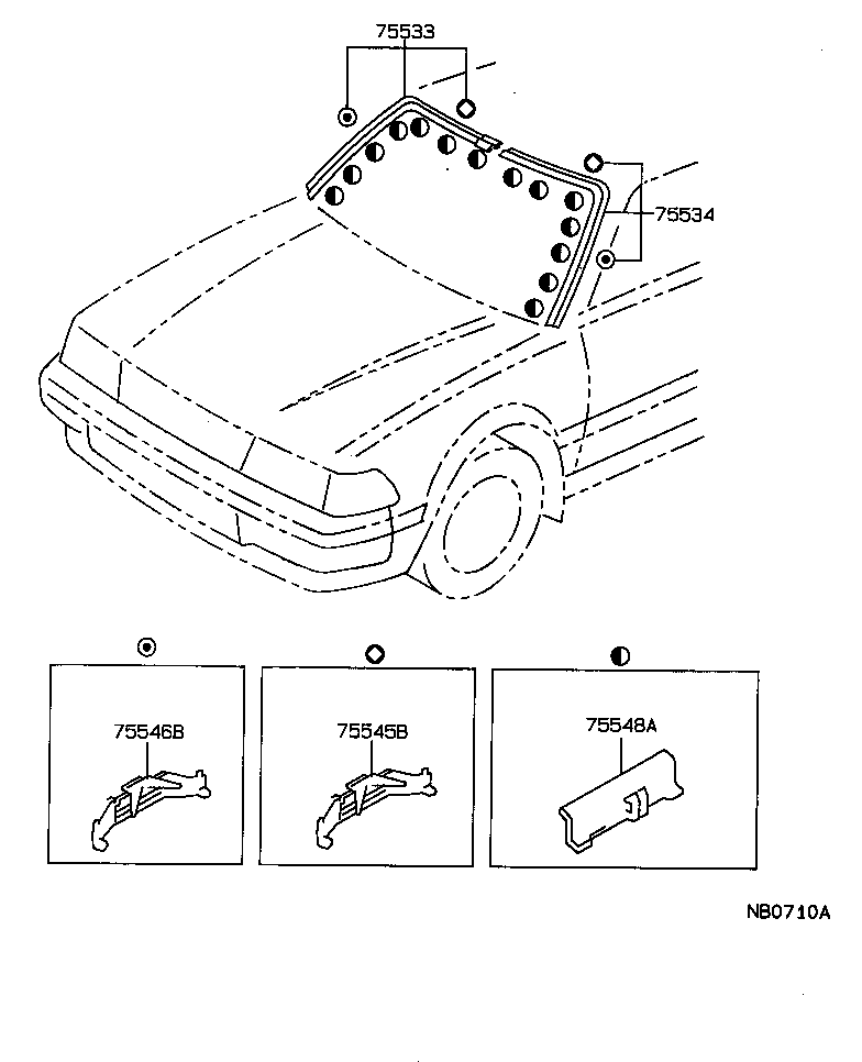 Exploded illustration NB0710A