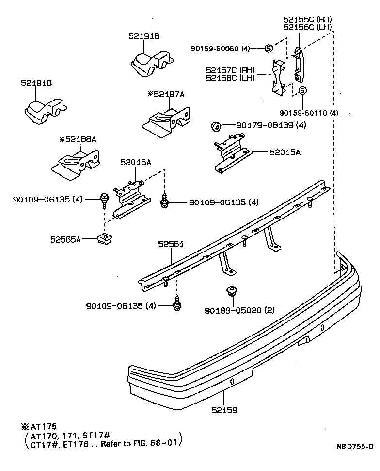 Exploded illustration NB0755D