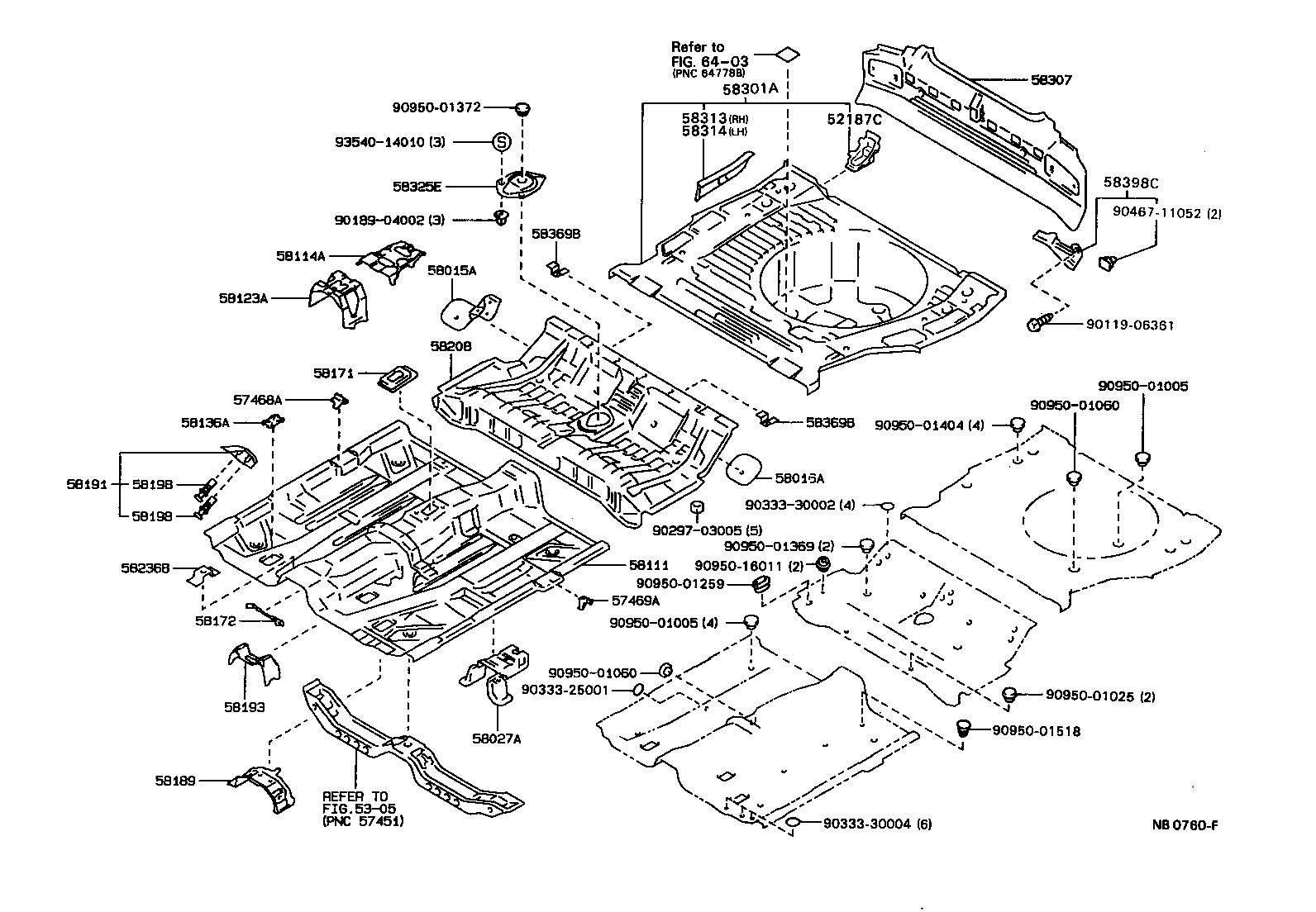 Exploded illustration NB0760F