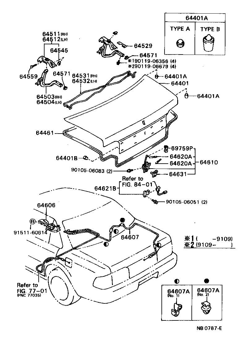 Exploded illustration NB0787E