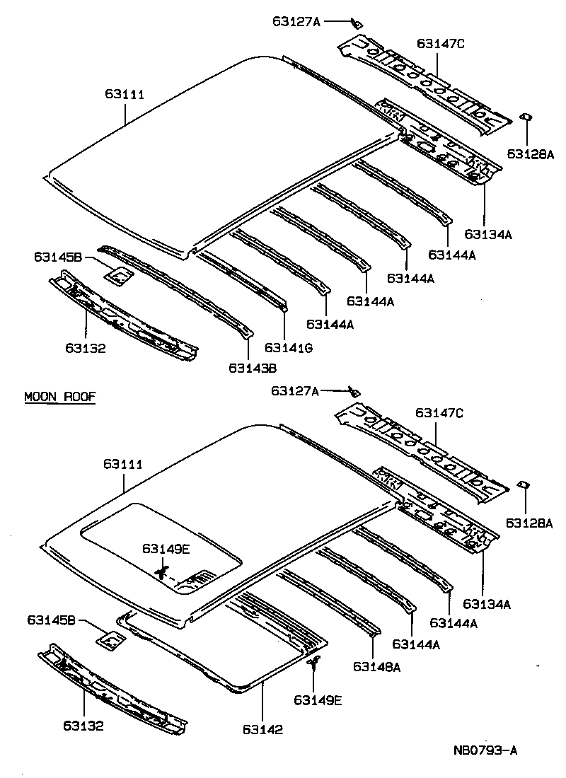 Exploded illustration NB0793A