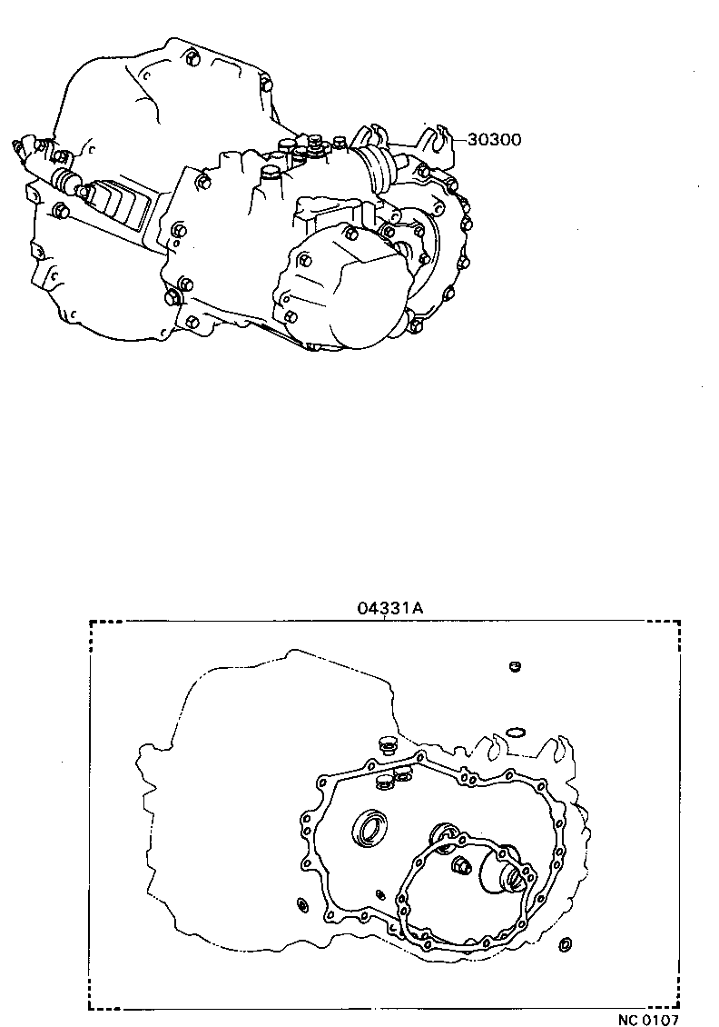 Exploded illustration NC0107