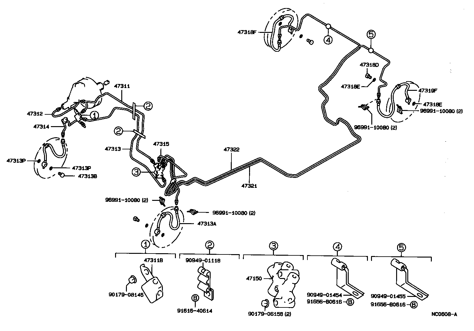 Exploded illustration NC0608A