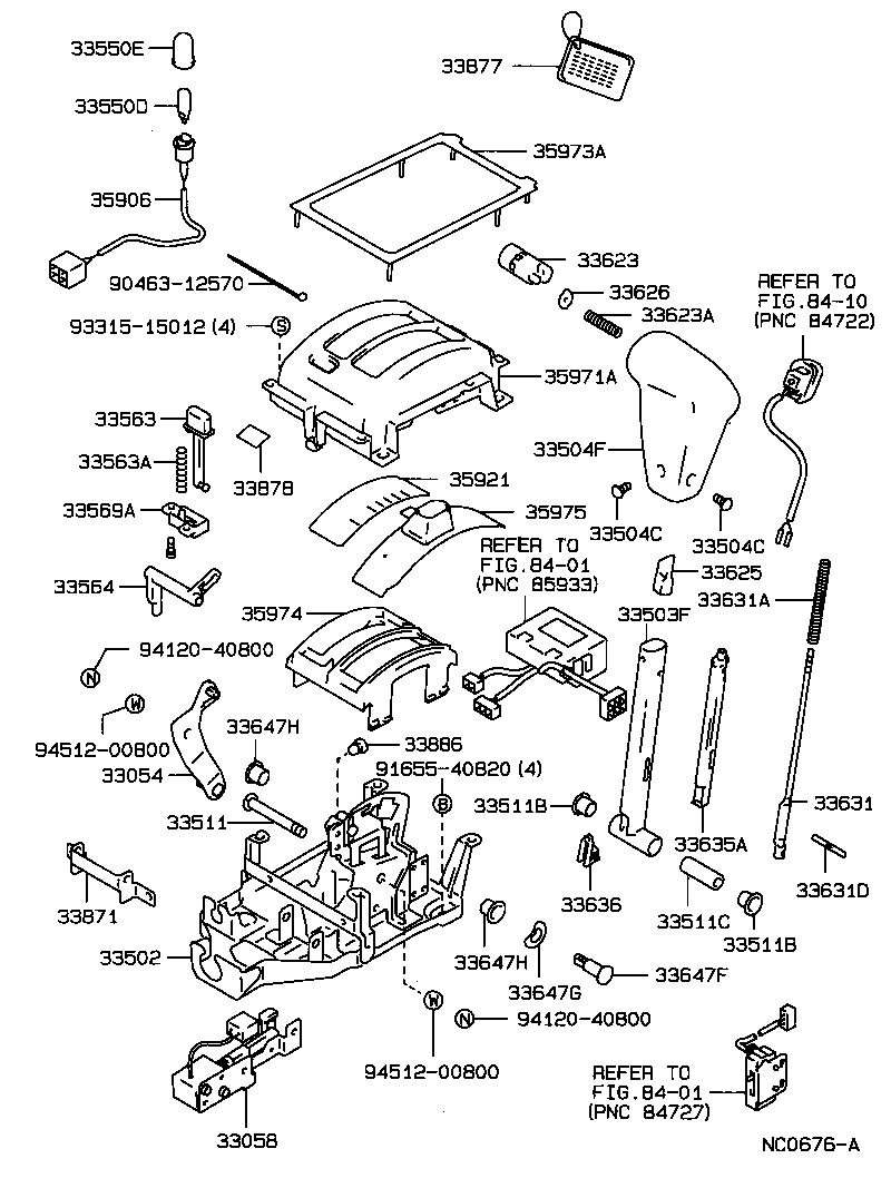 Exploded illustration NC0676A