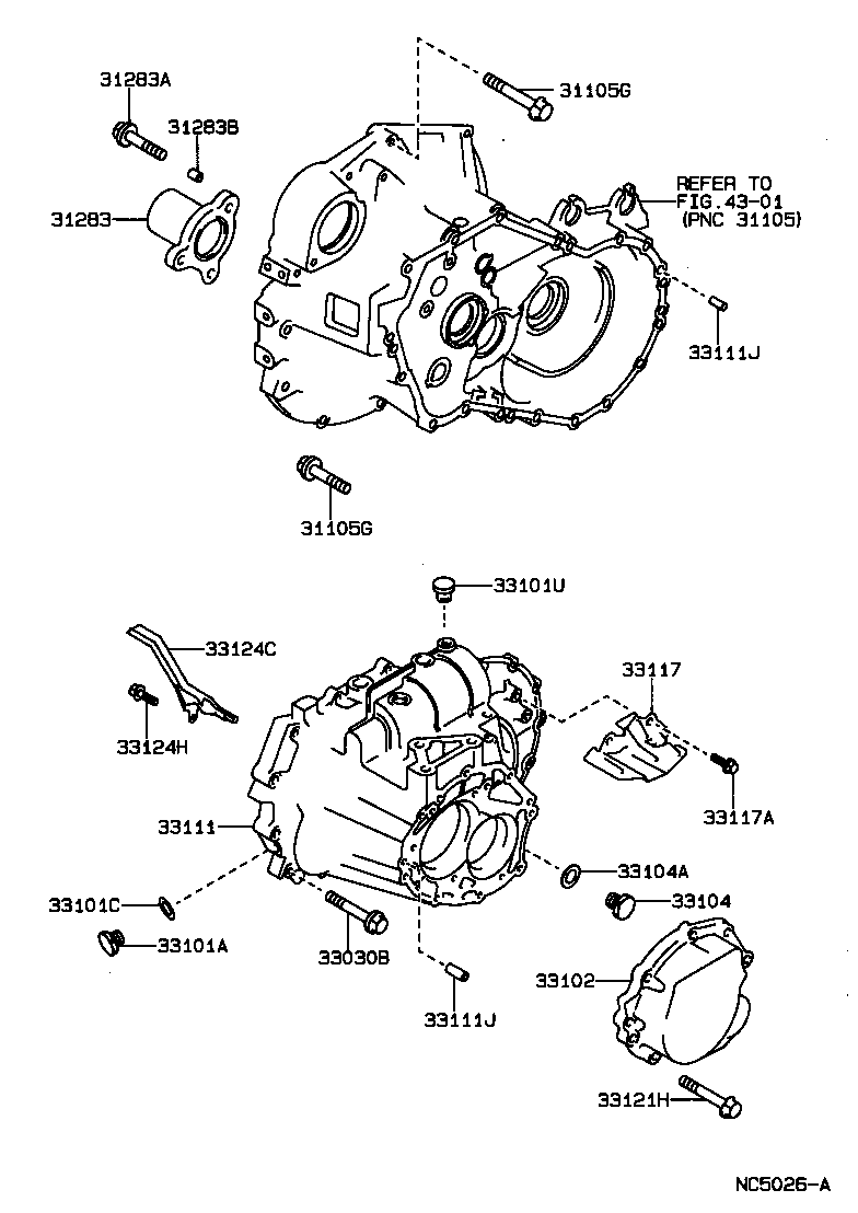 Exploded illustration NC5026A