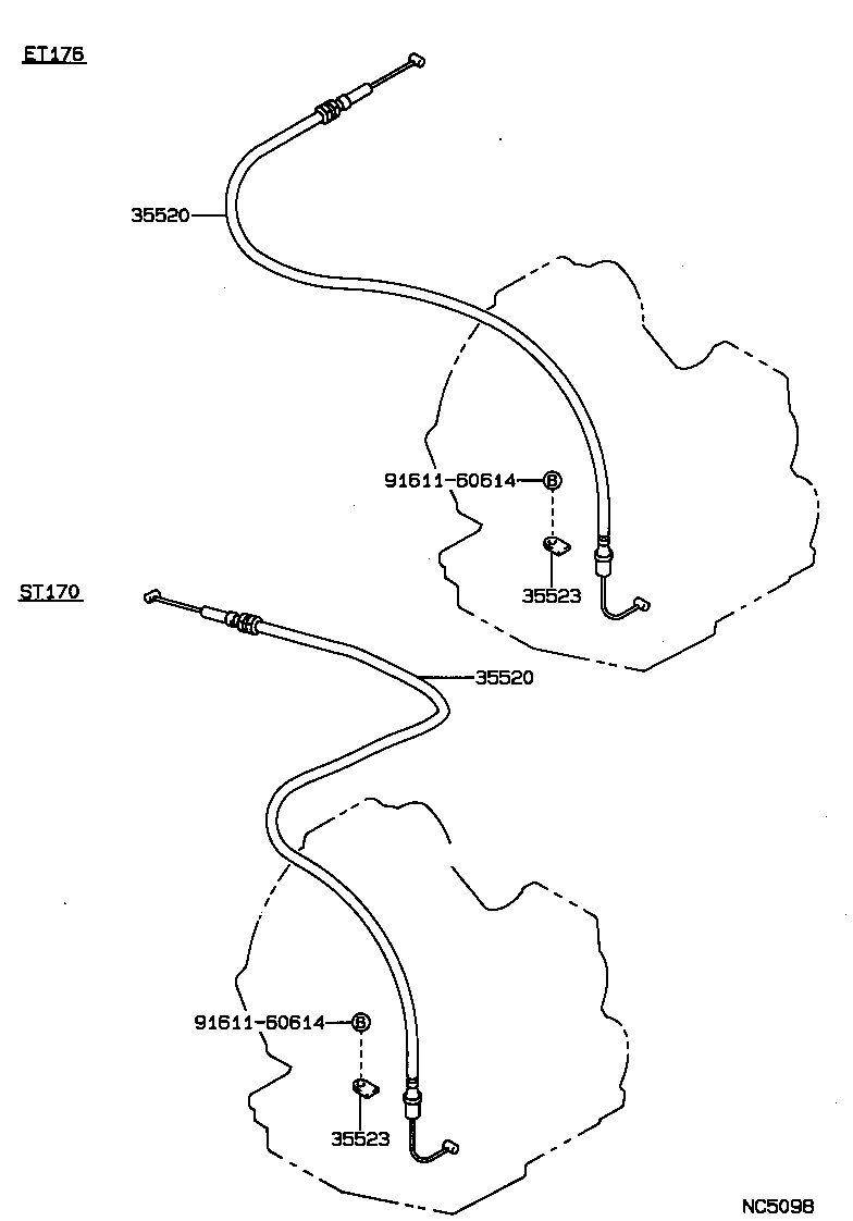 Exploded illustration NC5098