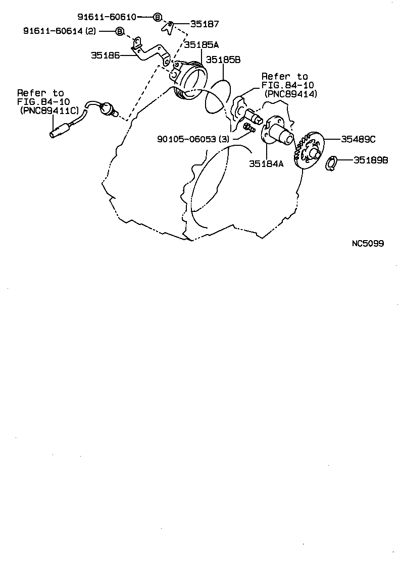 Exploded illustration NC5099
