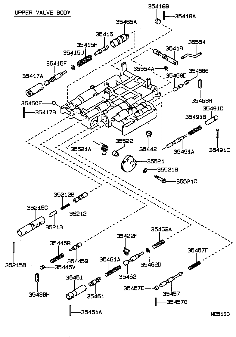 Exploded illustration NC5100