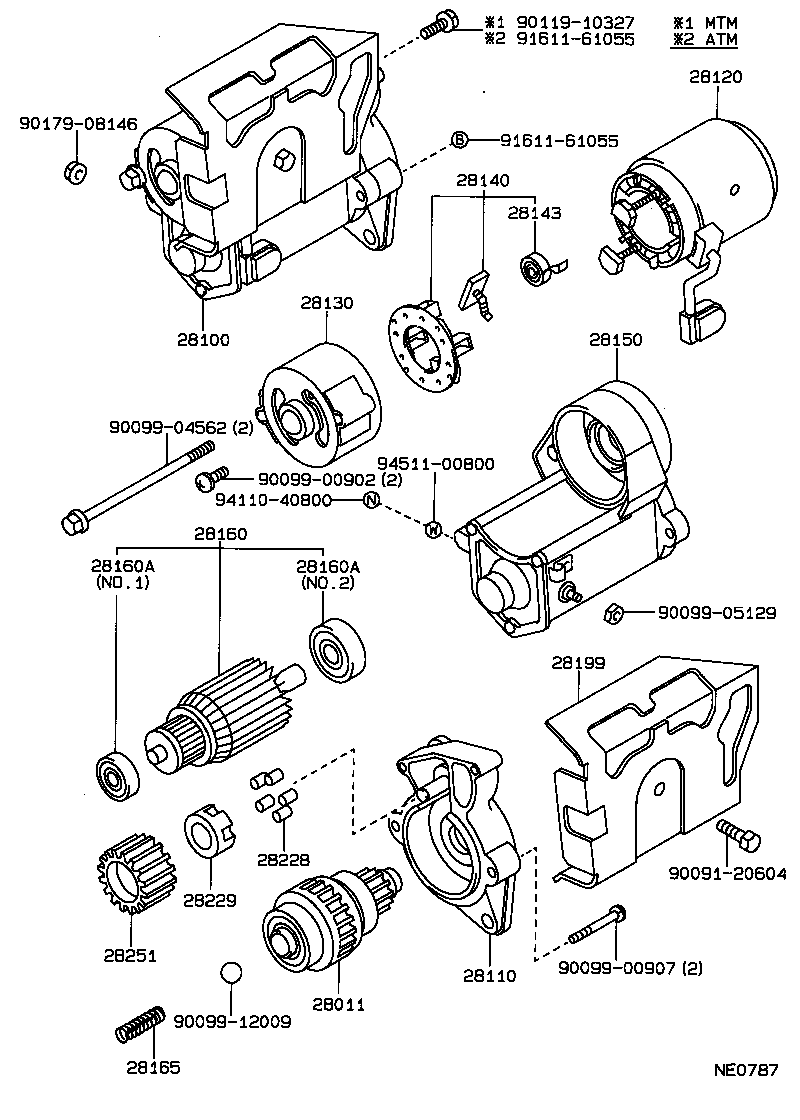 Exploded illustration NE0787