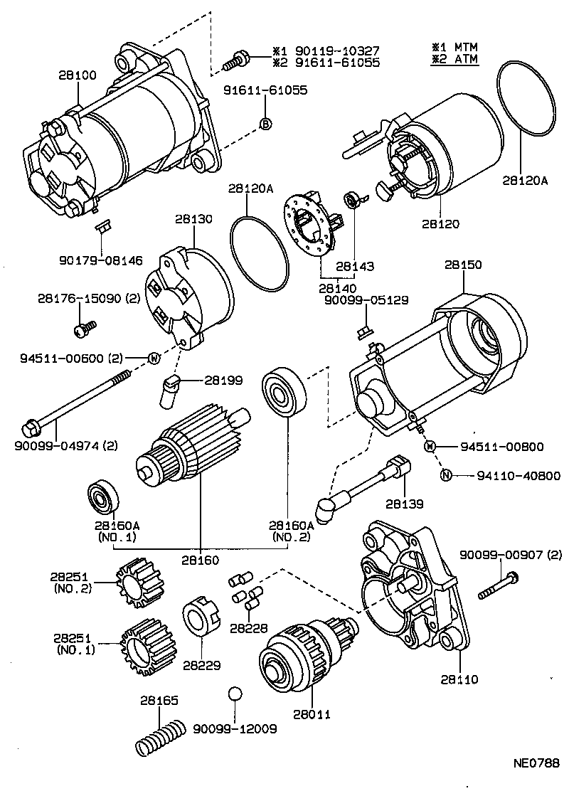 Exploded illustration NE0788