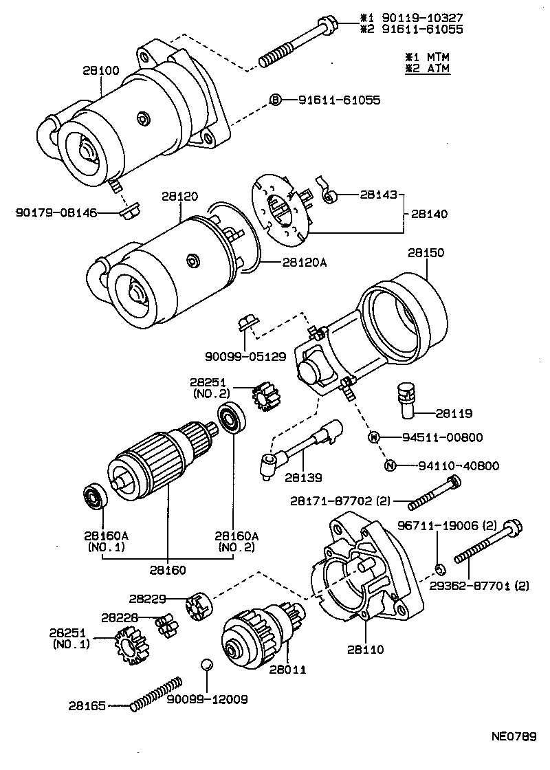 Exploded illustration NE0789