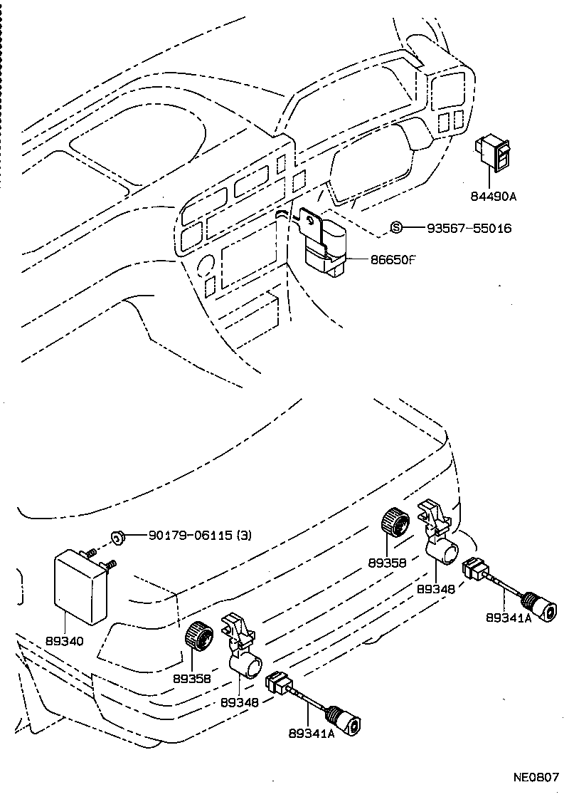 Exploded illustration NE0807