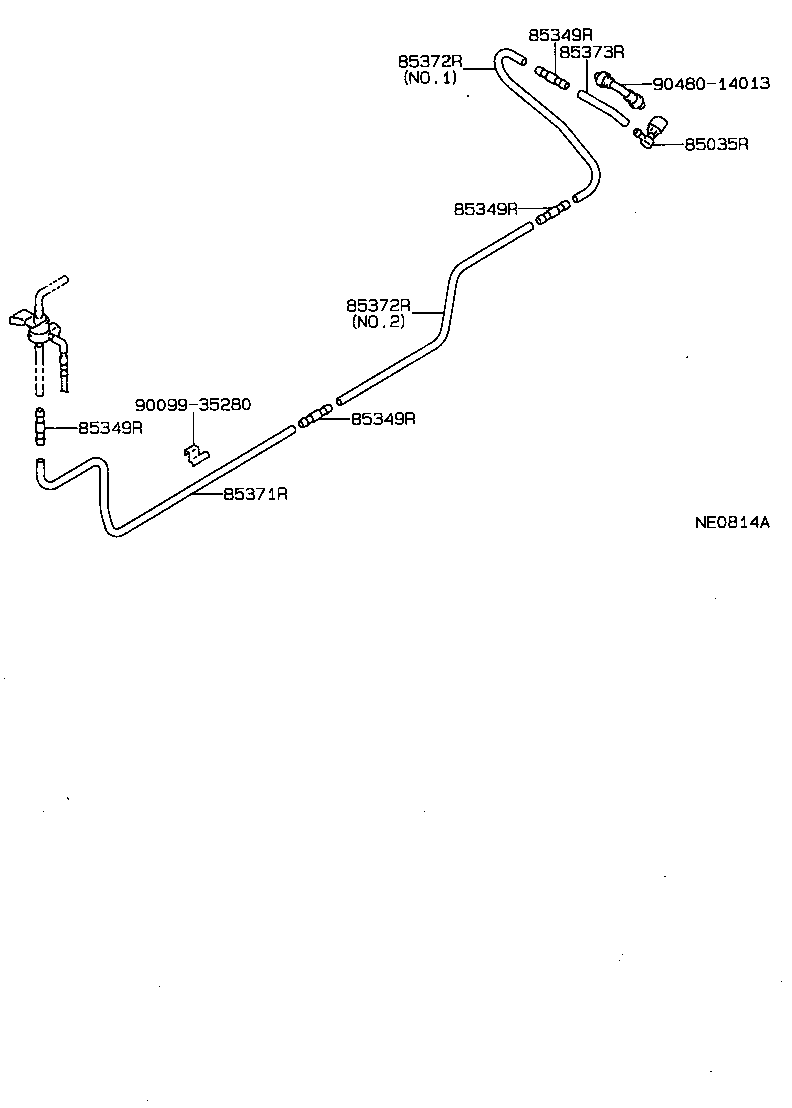 Exploded illustration NE0814A