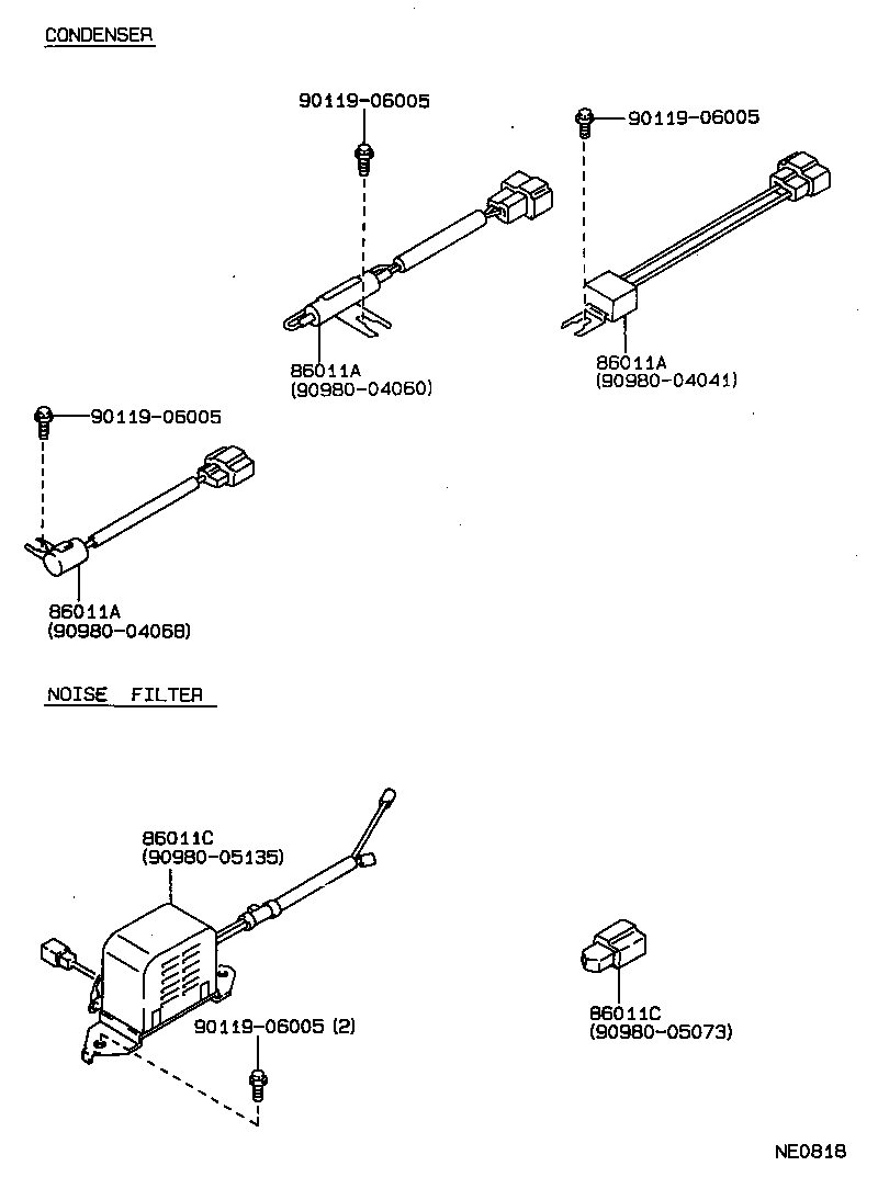 Exploded illustration NE0818