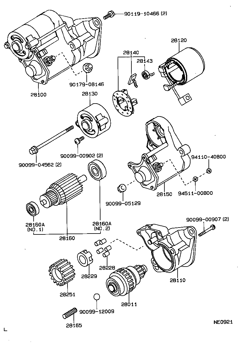 Exploded illustration NE0921