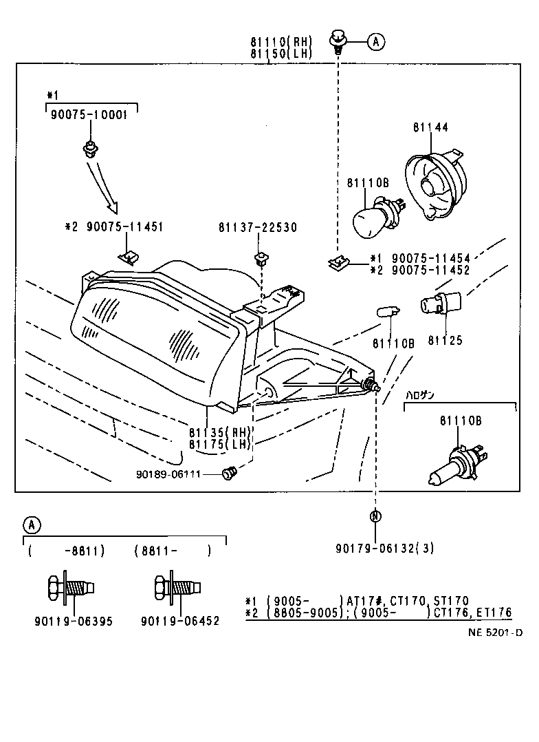Exploded illustration NE5201D