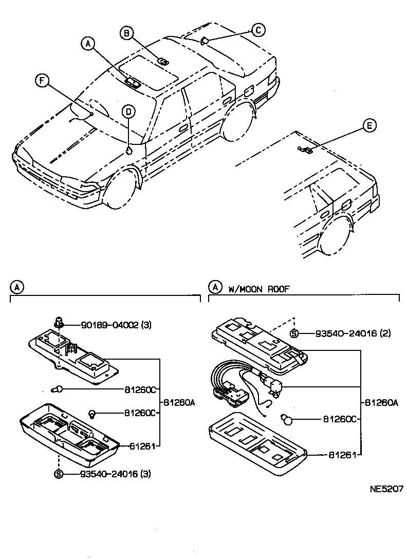 Exploded illustration NE5207