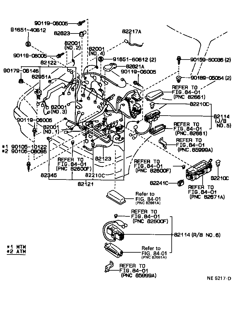Exploded illustration NE5217D