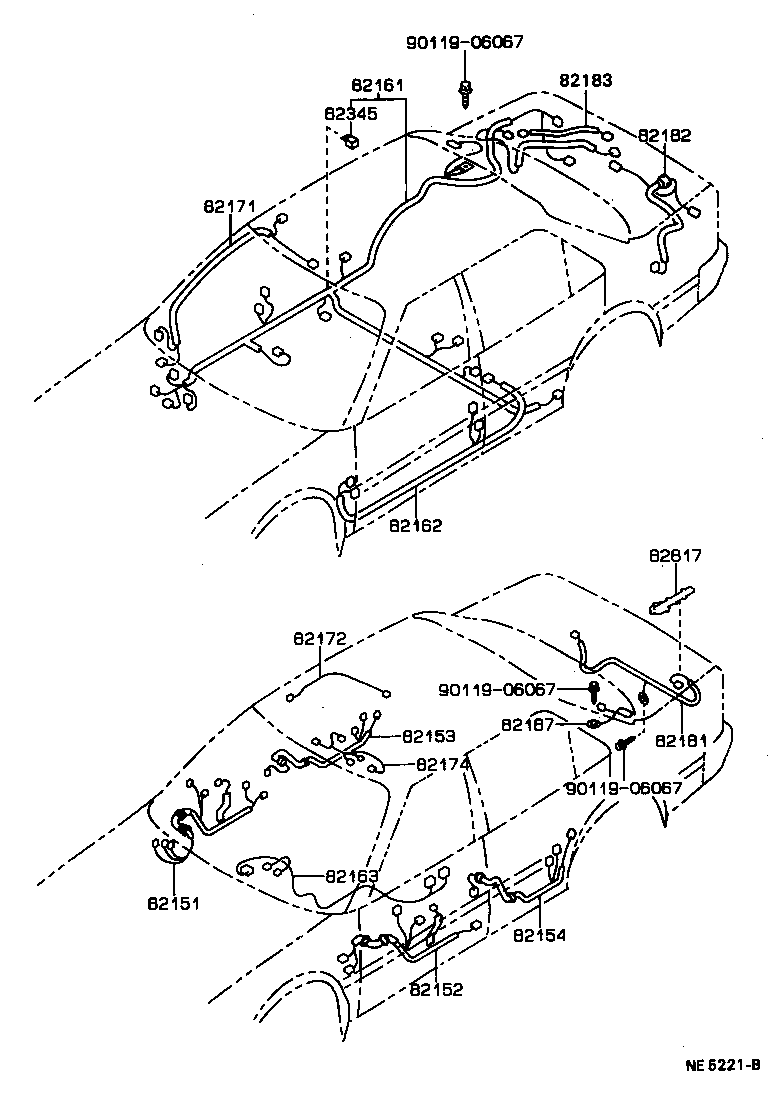 Exploded illustration NE5221B