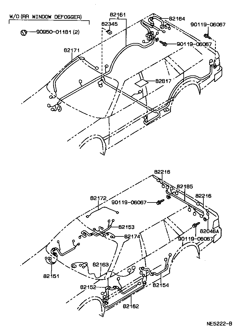 Exploded illustration NE5222B