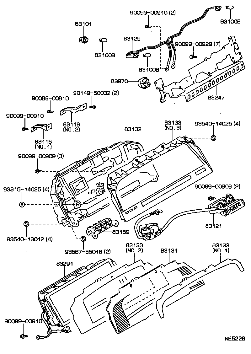 Exploded illustration NE5228