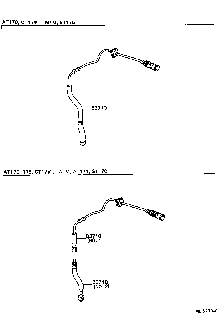 Exploded illustration NE5230C