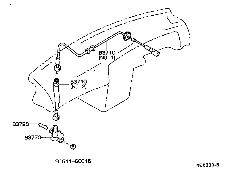 Exploded illustration NE5239B