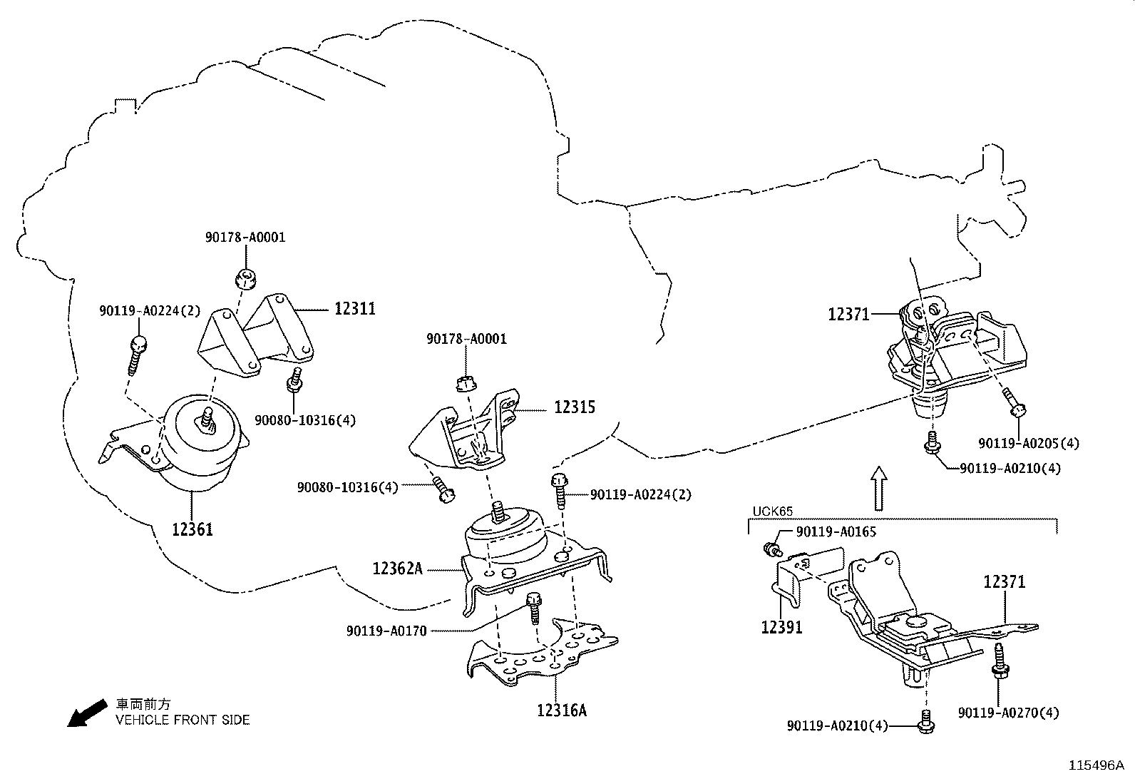 Exploded illustration 115496A
