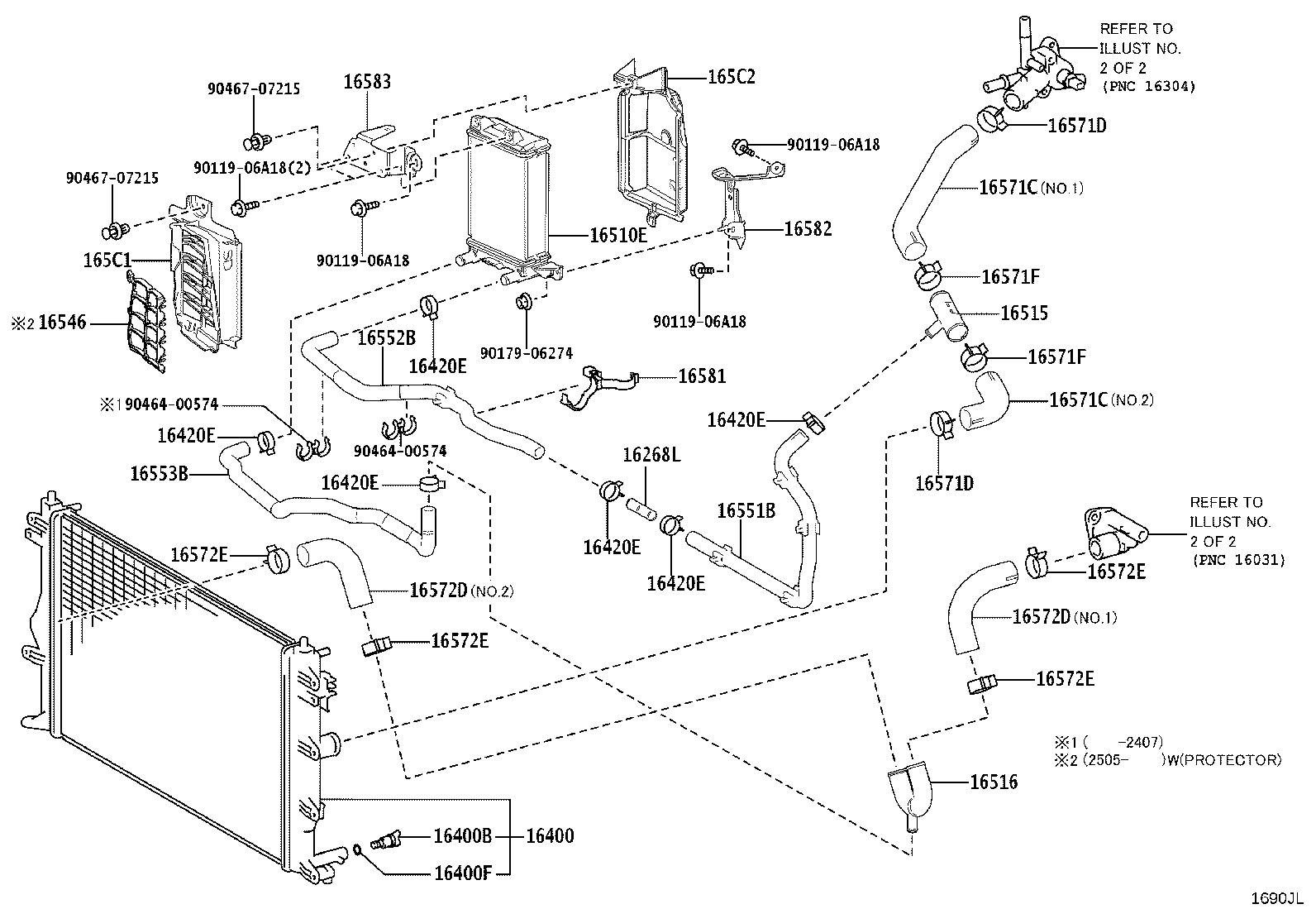 Exploded illustration 1690JL