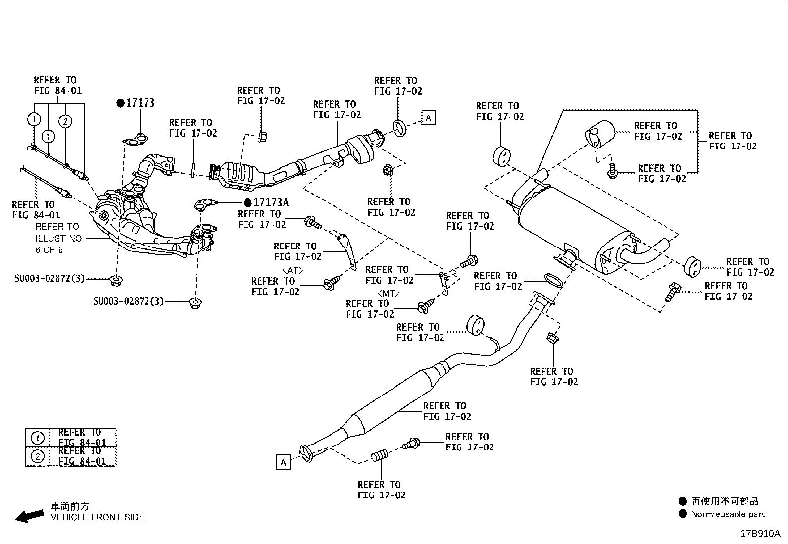 Exploded illustration 17B910A