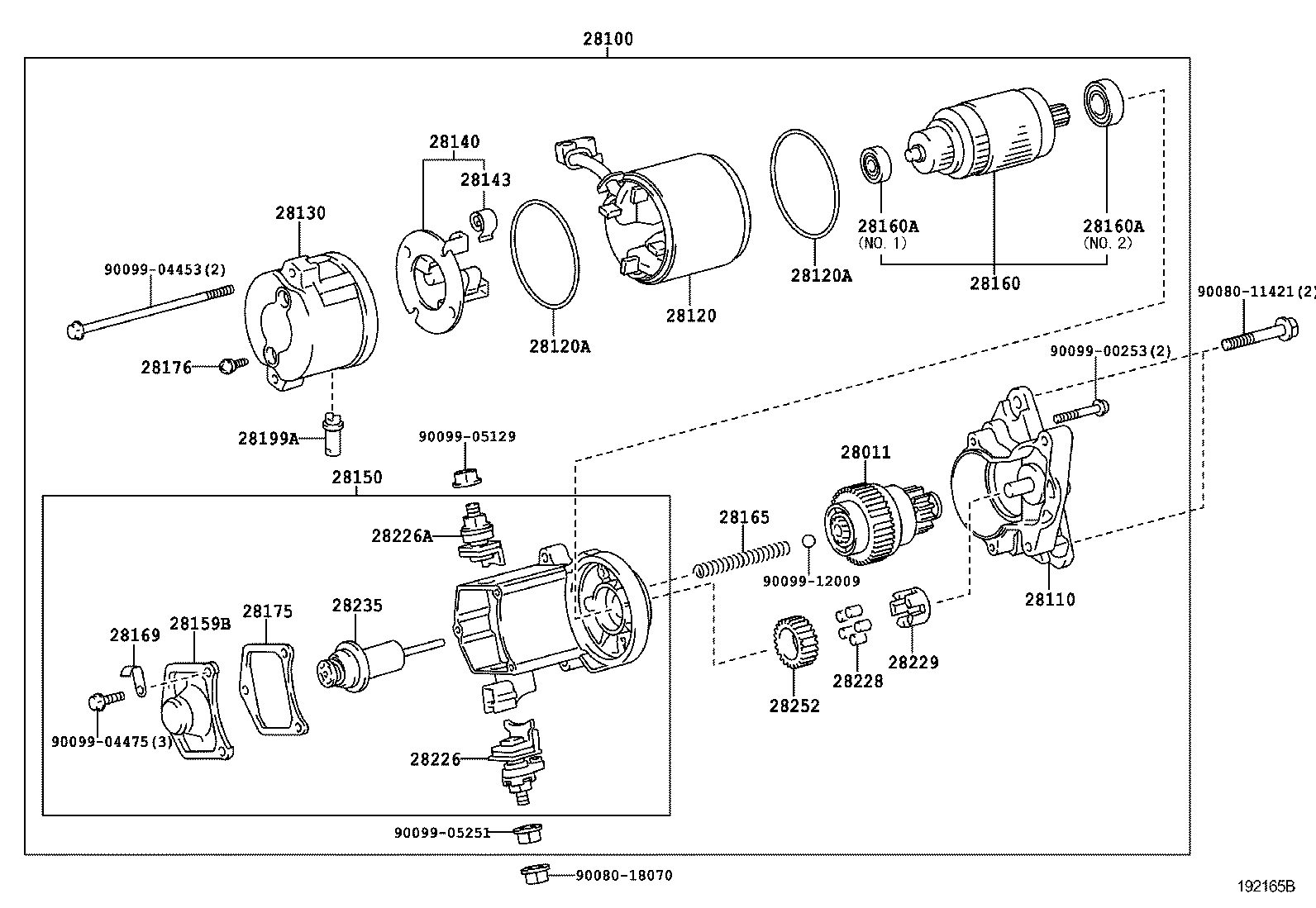 Exploded illustration 192165B