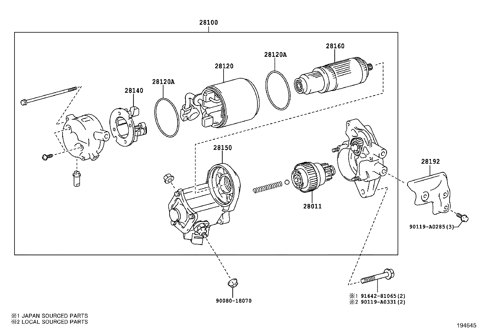 Exploded illustration 194645