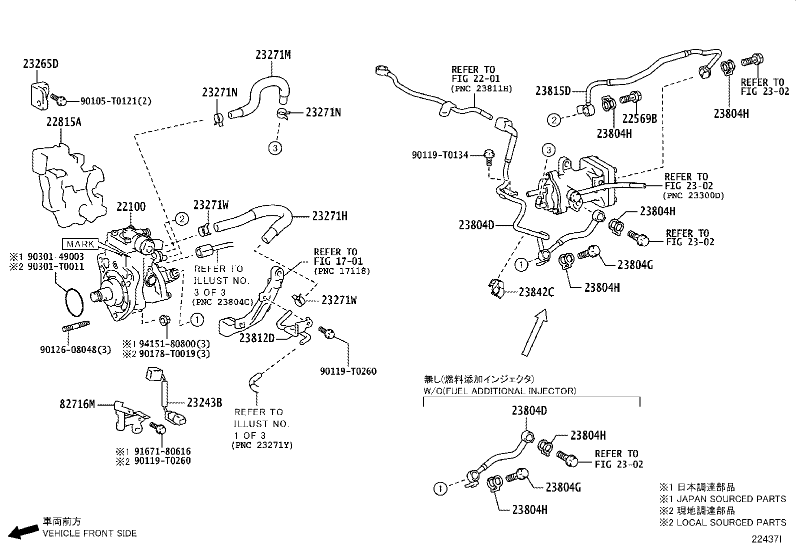 Exploded illustration 22437I
