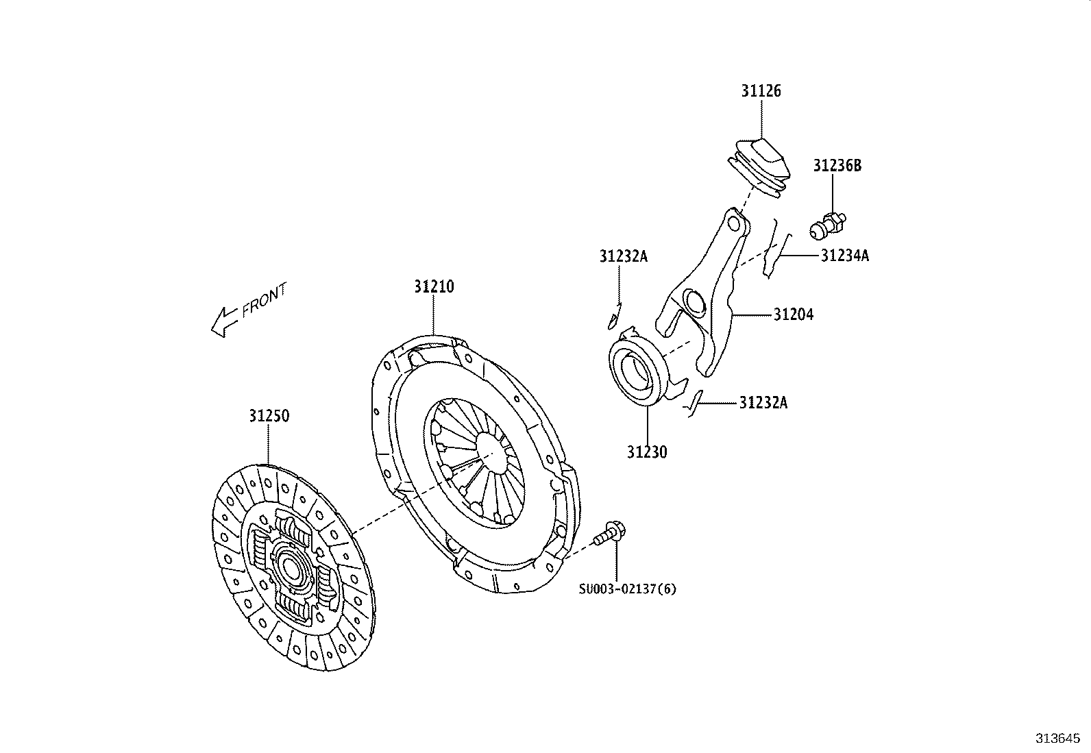 Exploded illustration 313645
