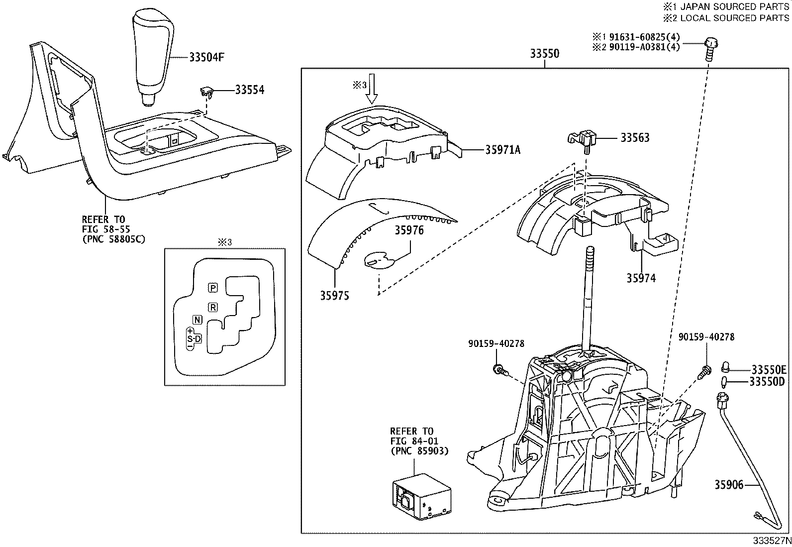 Exploded illustration 333527N