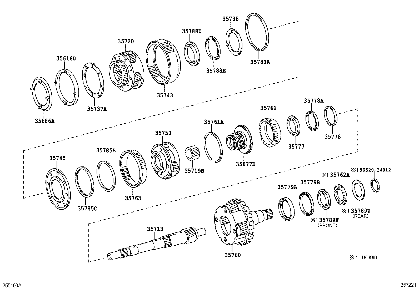 Exploded illustration 357221