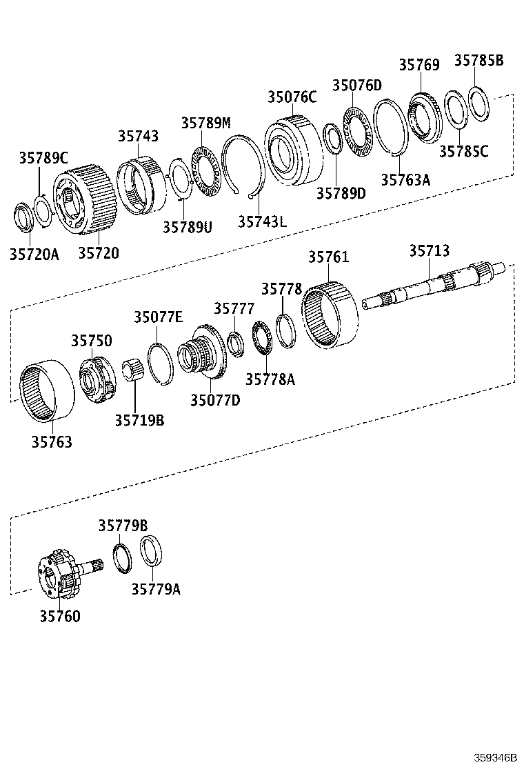 Exploded illustration 359346B