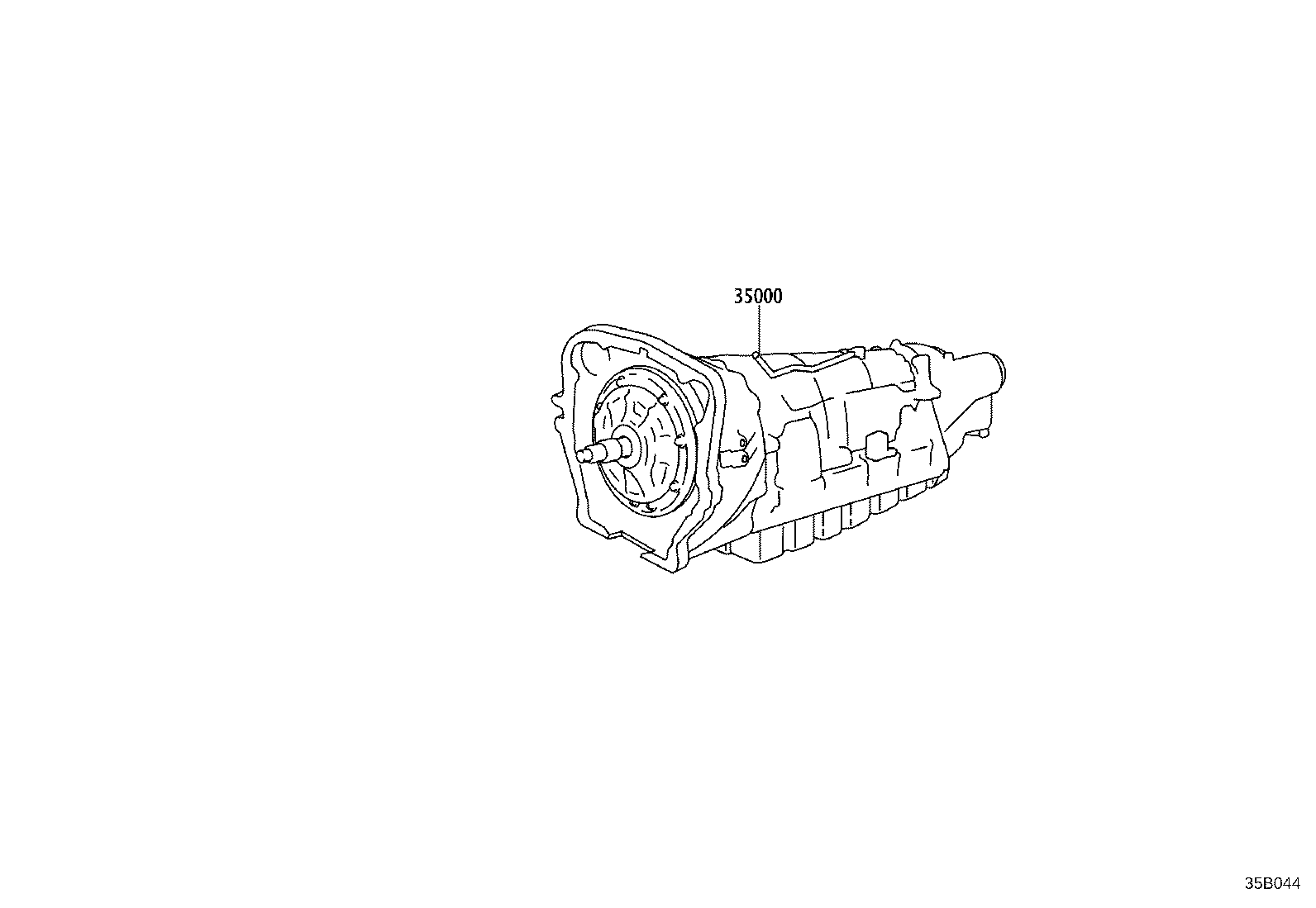 Exploded illustration 35B044