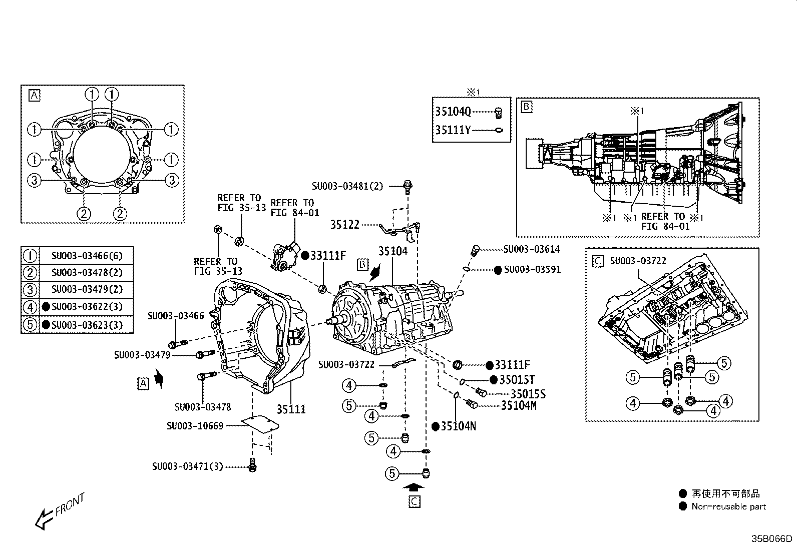 Exploded illustration 35B066D