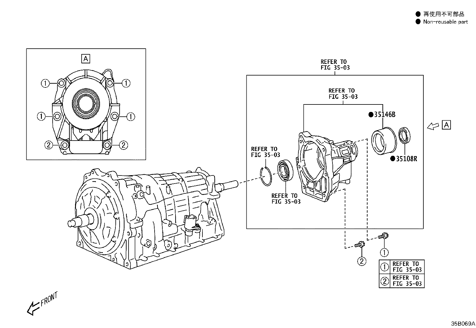 Exploded illustration 35B069A
