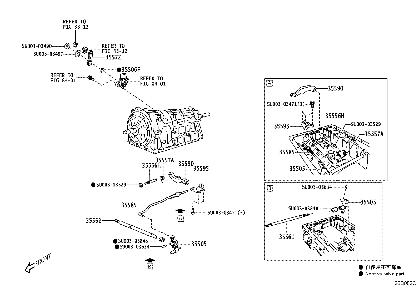 Exploded illustration 35B082C