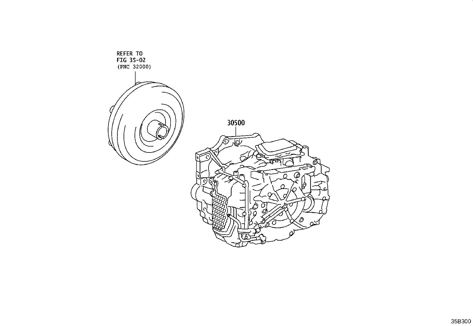 Exploded illustration 35B300