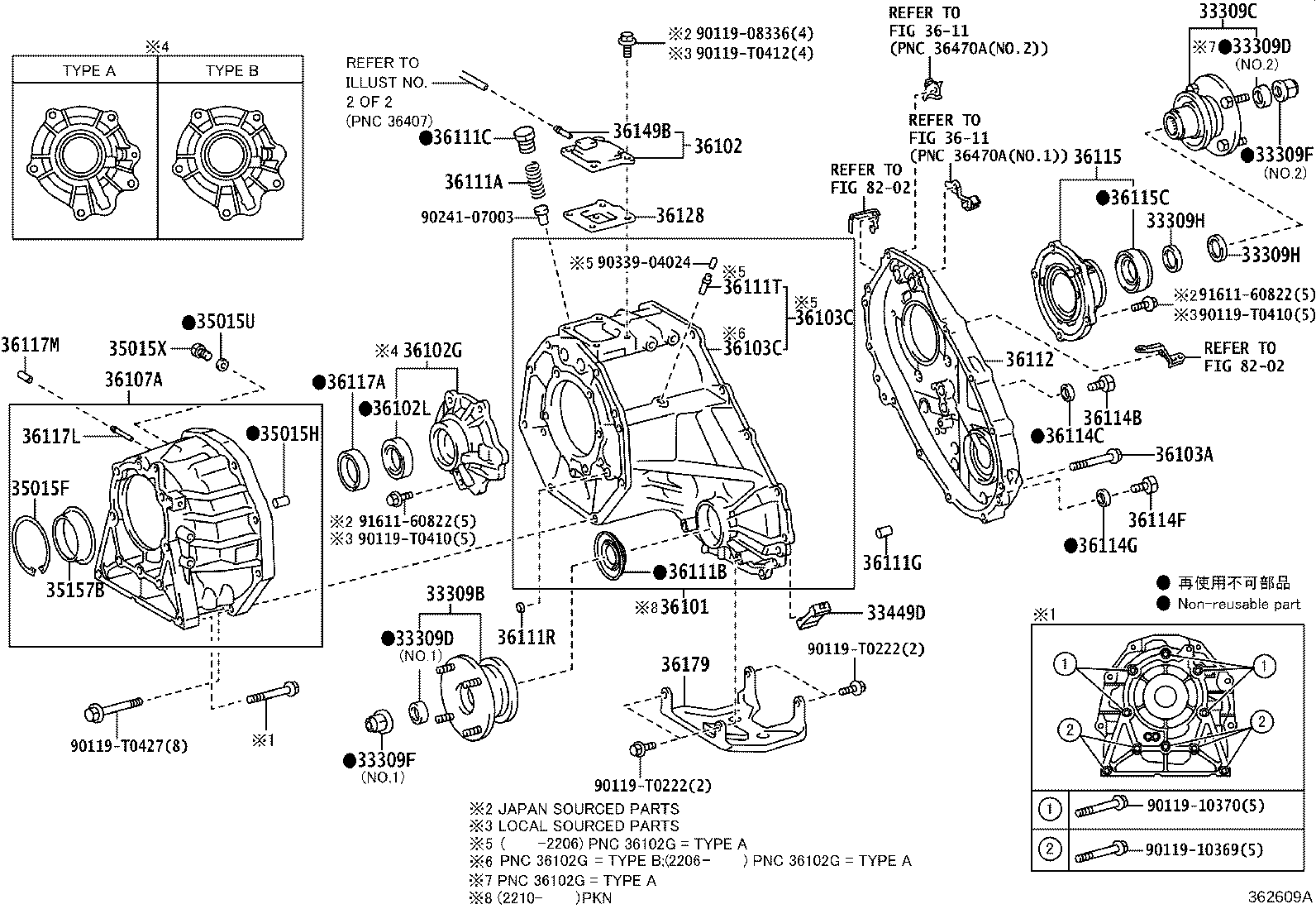 Exploded illustration 362609A