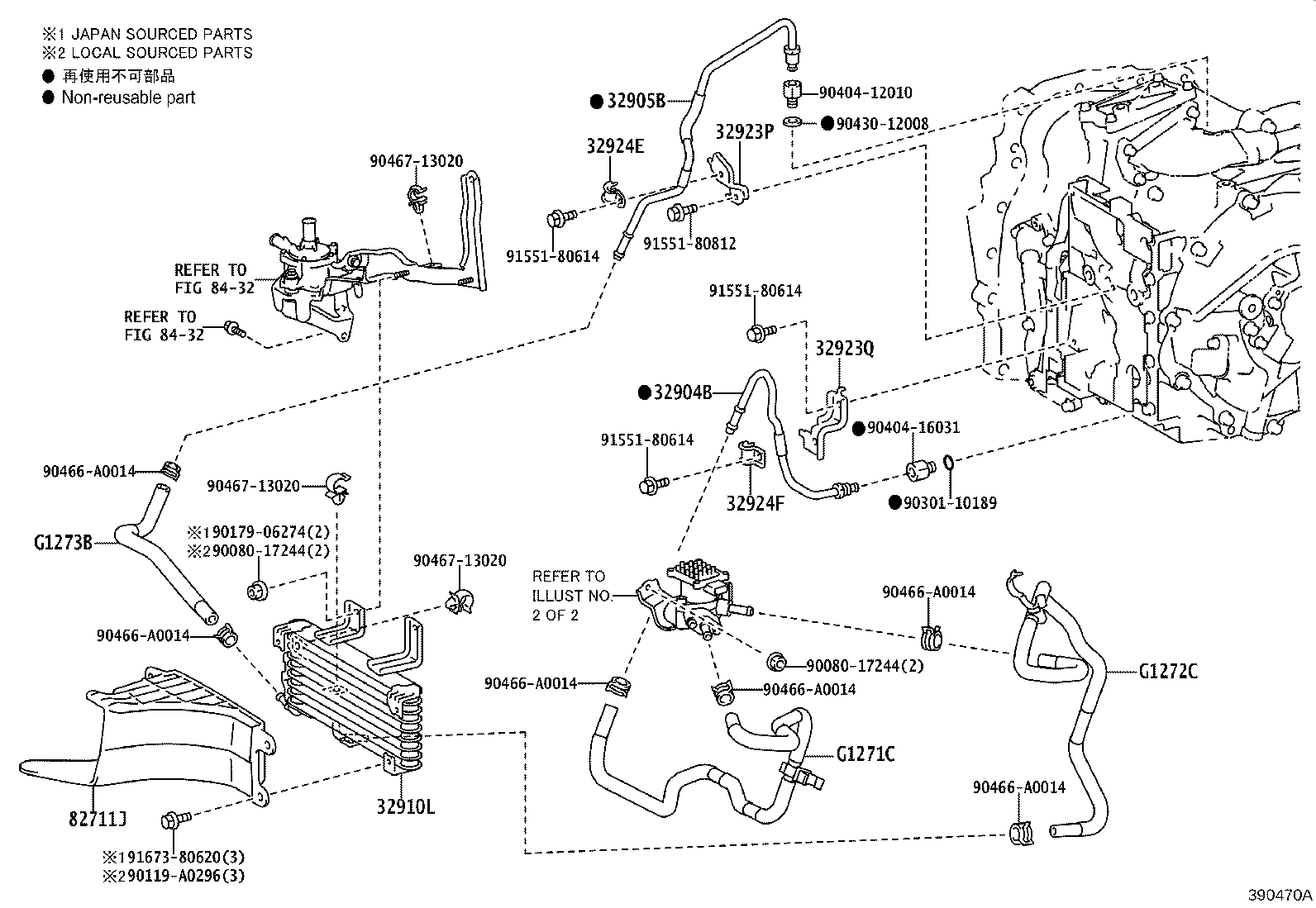 Exploded illustration 390470A
