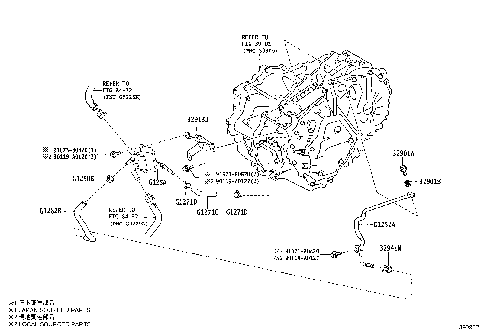 Exploded illustration 39095B