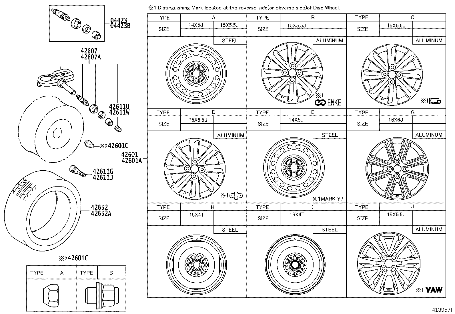 Exploded illustration 413957F