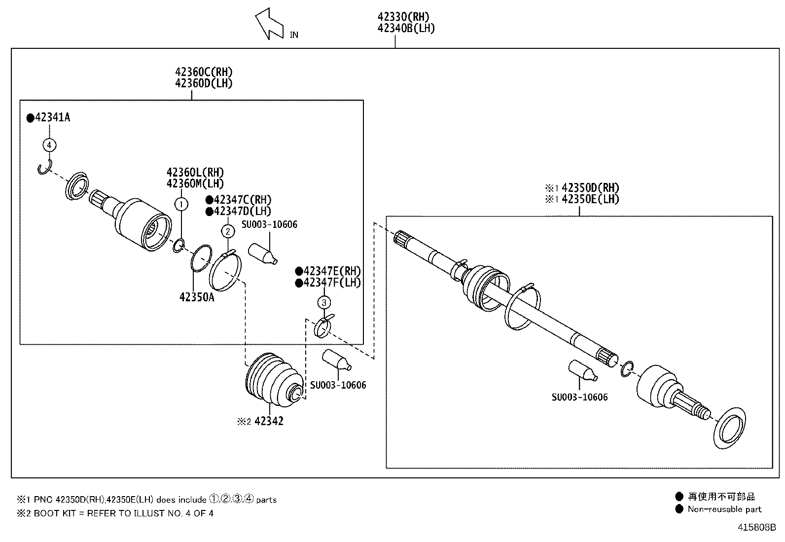 Exploded illustration 415808B